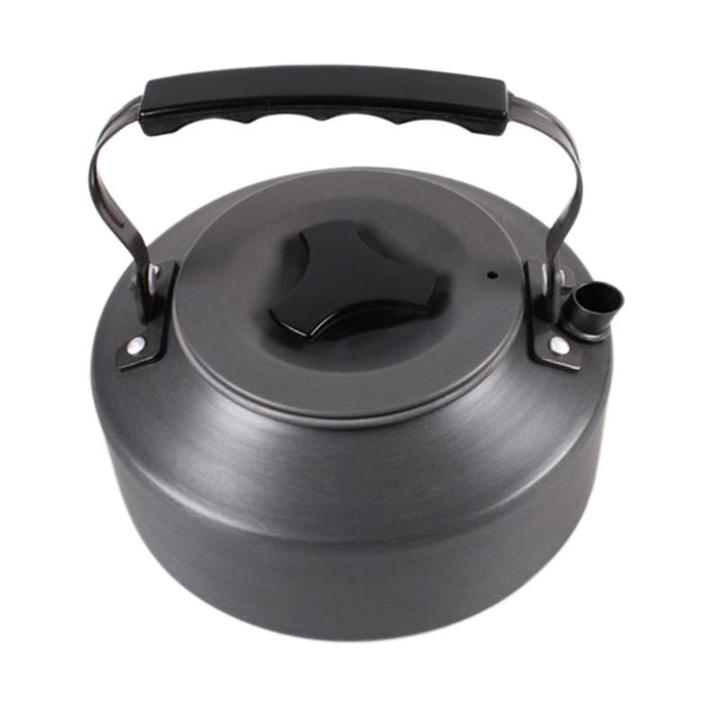 1.1L Outdoor Camping Survival Coffee Pot Water Kettle Teapot Aluminum Teapot Water pot Outdoor Picnic Tool-ebowsos