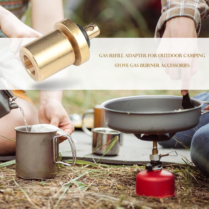 1/2/3Pcs Gas Burner Adapter Outdoor Camping Stove Gas Cylinder Gas Tank Gas Burner Accessories Hiking Inflate Butane Canister-ebowsos