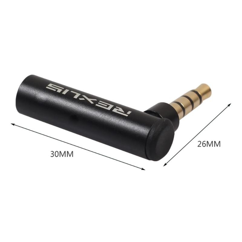 1/2/5 Gold Plated 3.5mm Male to Female 90 Degree Right Angled Adapter Audio Microphone Jack Stereo Plug Connector High Quality - ebowsos