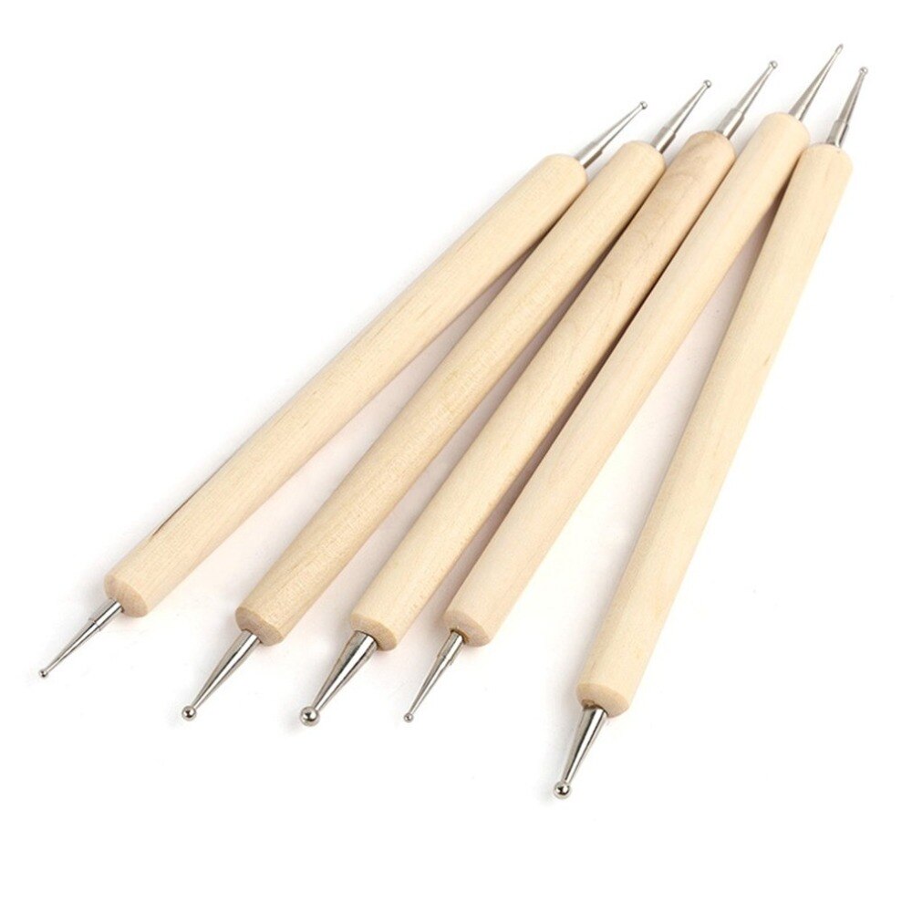 1/3/5pcs Nail Polishing Pen Acrylic Rod Engraving Pen - ebowsos