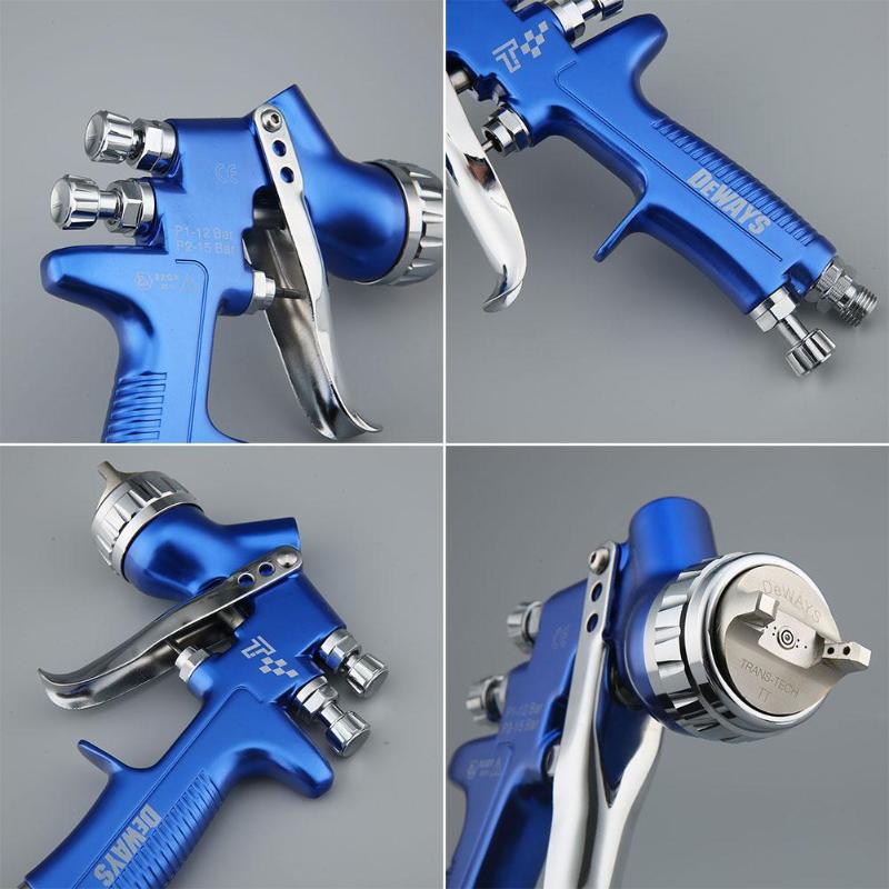 1.4mm Nozzle Air Paint Spray Gun Airbrush for Painting Car Aerograph Tool Low Pressure Air Paint Spray Gun Professional Tools - ebowsos