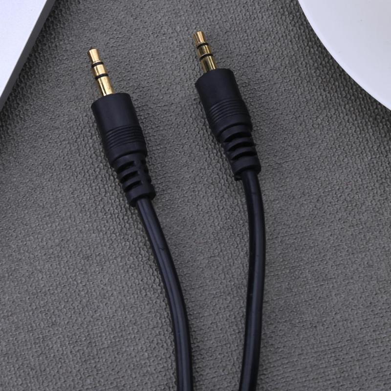 1.5m/3m/5m Male to Male Audio Extension Cable Gold Plated AUX Cables Auxiliary Cord Wire Line for Car Audio System High Quality - ebowsos