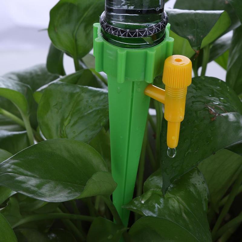 1/6/12pcs Automatic Drip Houseplant Spikes For Gardening Plant Potted Energy Saving Watering Irrigation Tool Kits System - ebowsos