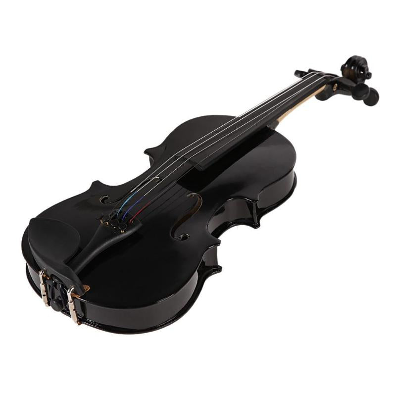 1/8 Kids Children Natural Acoustic Violin Fiddle with Case Bow Rosin Musical Instrument Gifts composite wood Material-ebowsos