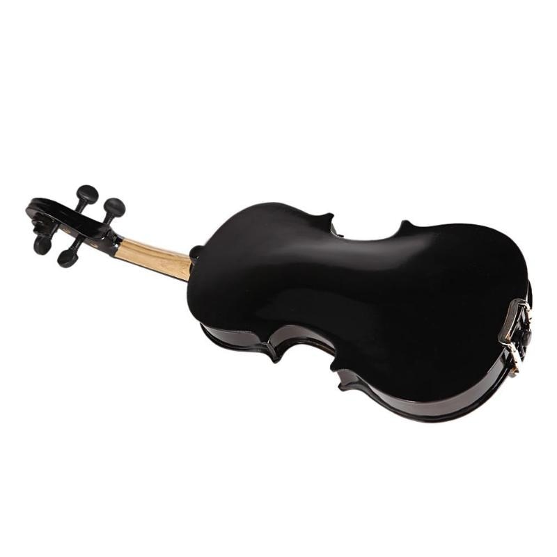 1/8 Kids Children Natural Acoustic Violin Fiddle with Case Bow Rosin Musical Instrument Gifts composite wood Material-ebowsos