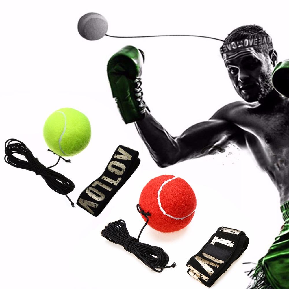 1 Pc Fighting Ball Boxing Equipment with Head Band for Reflex Speed Training Boxing Punch Muay Thai Exercise Ball Toy-ebowsos