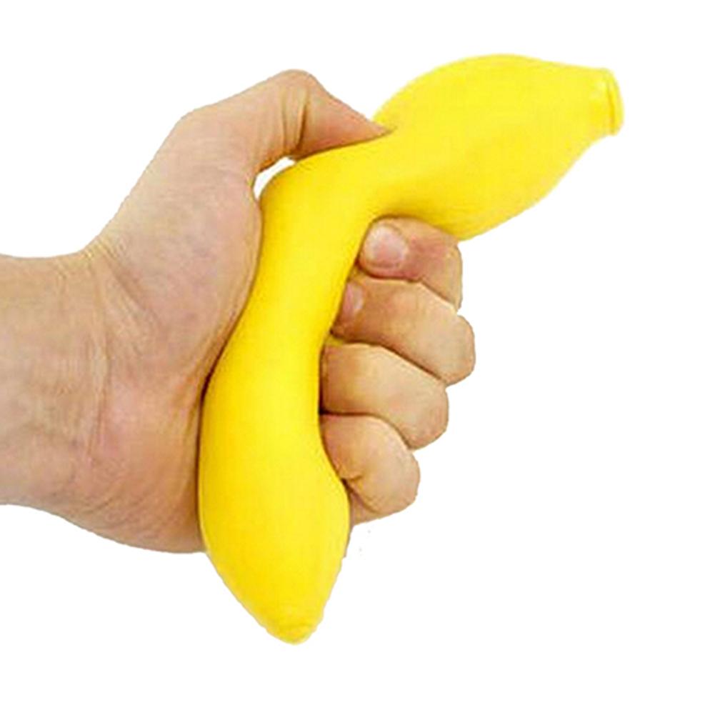 1 Pc Squeeze Banana Slow Rising Home Decoration Cute Simulate Phone Straps Pendant Squeeze Stress Stretch Bread Kids Toy Gift-ebowsos