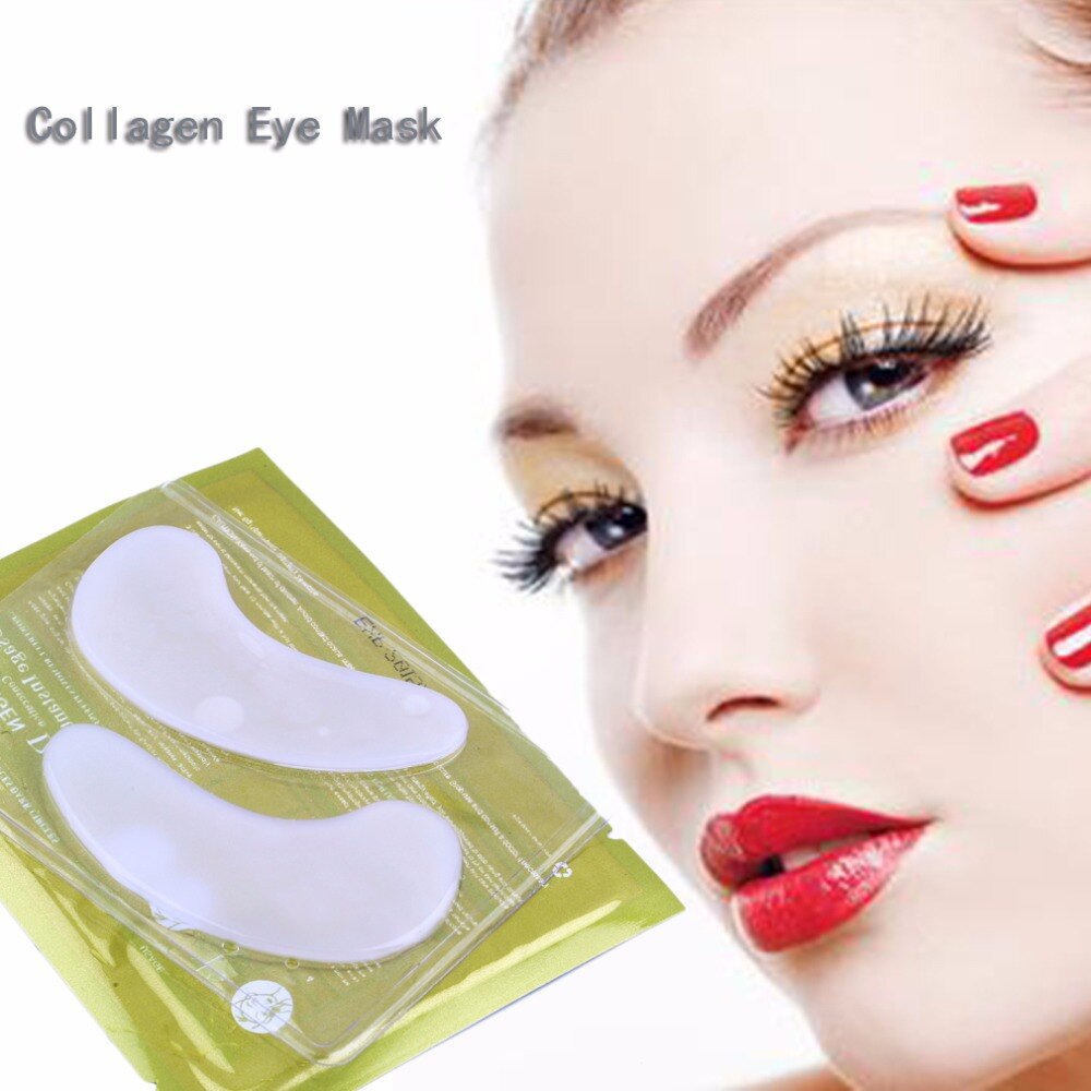 1 pair=1 pack Gold Crystal Collagen Eye Moisturizing Mask Eye Patches Dark-circle Remove Anti-Wrinkle Anti-aging Anti-puffiness - ebowsos