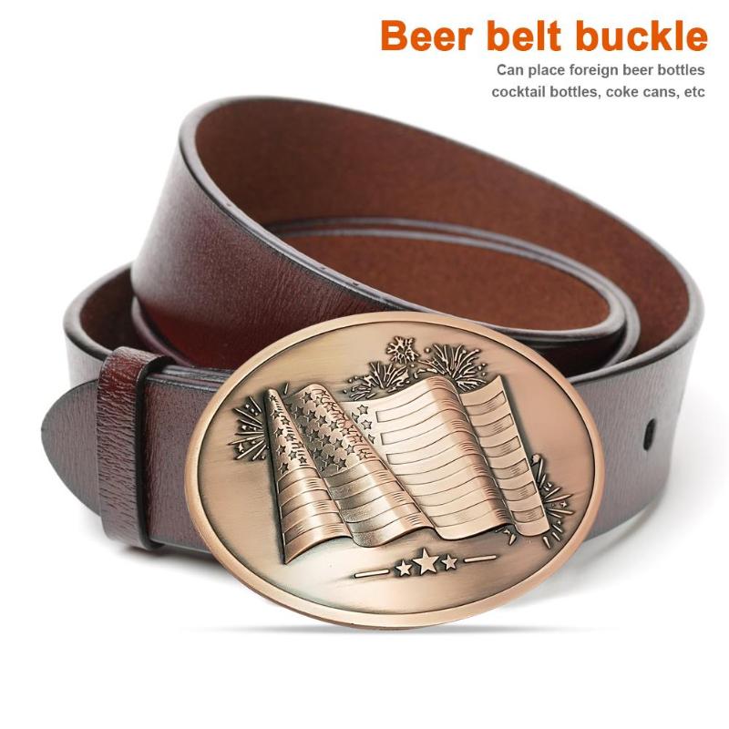 10.2X8CM Outdoor Metal Beer Head Belt Funny Bottle Buckle for Camping Picnic Wine Can Holder-ebowsos