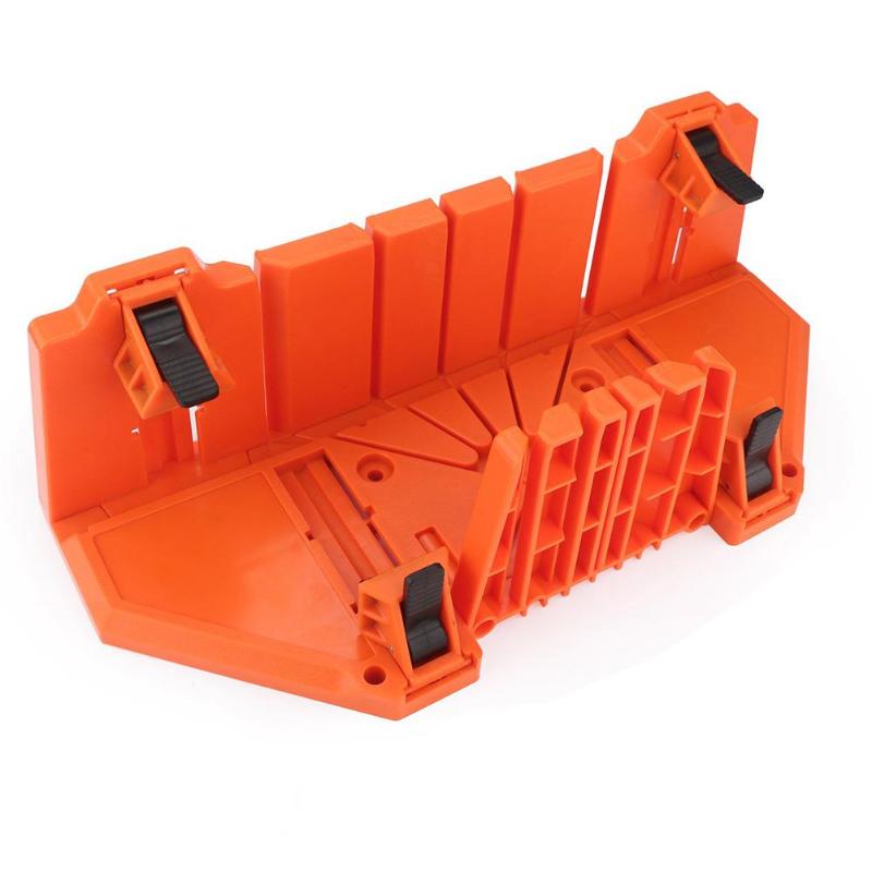 10.5 inch Plastic Case Cabinet Woodworking Multifunctional Clamping Mitre Saw Box Cutting Tools Carpentry Accessories - ebowsos