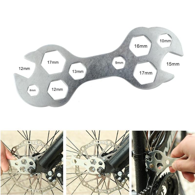 10 In 1 Bicycle Cycling Bike Wrench Multi Functions Bicycle Cycling Bike Flat Hexagon Wrench Set-ebowsos