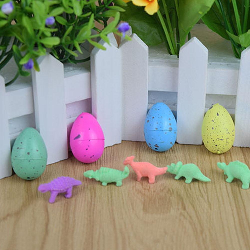 10 Pcs/Pack Magic Hatching Inflation Add Water Growing Dinosaur Eggs Practical Joke Toy For Kids Educational Novelty Gag Toys-ebowsos