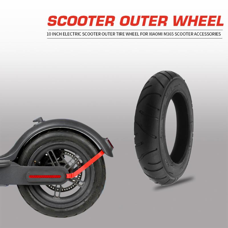 10 inch Electric Scooter Outer Tire with Sufficient Durability and Ruggedness Wheel for Xiaomi M365 Scooter Accessories-ebowsos