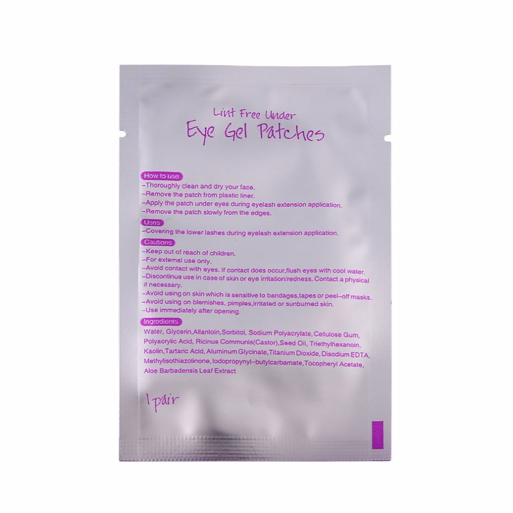 10 pair Natural Women Under Eye Pads Patches Anti-Wrinkle Dark Circle Remove Eye Patches Eyelash Pad Mask Makeup Tool - ebowsos