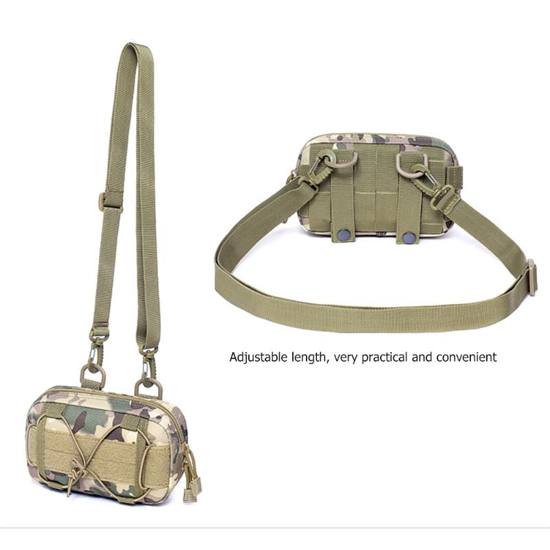 1000D Oxford Cloth Molle Bag Waist Shoulder Pouch Crossbody Bag for Delicate Outdoor Hunting Camping Crossbody Supplies-ebowsos