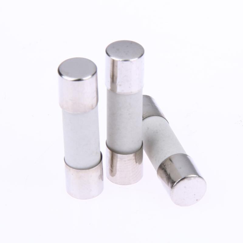 100PCS White Ceramic Car Fuse Box 5 x 20mm Automotive Insurance Tube 0.2A 0.5A 1A 2A 3A 5A 6A 8A 10A 15A Blow Fuses - ebowsos