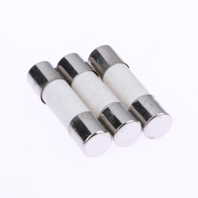 100PCS White Ceramic Car Fuse Box 5 x 20mm Automotive Insurance Tube 0.2A 0.5A 1A 2A 3A 5A 6A 8A 10A 15A Blow Fuses - ebowsos