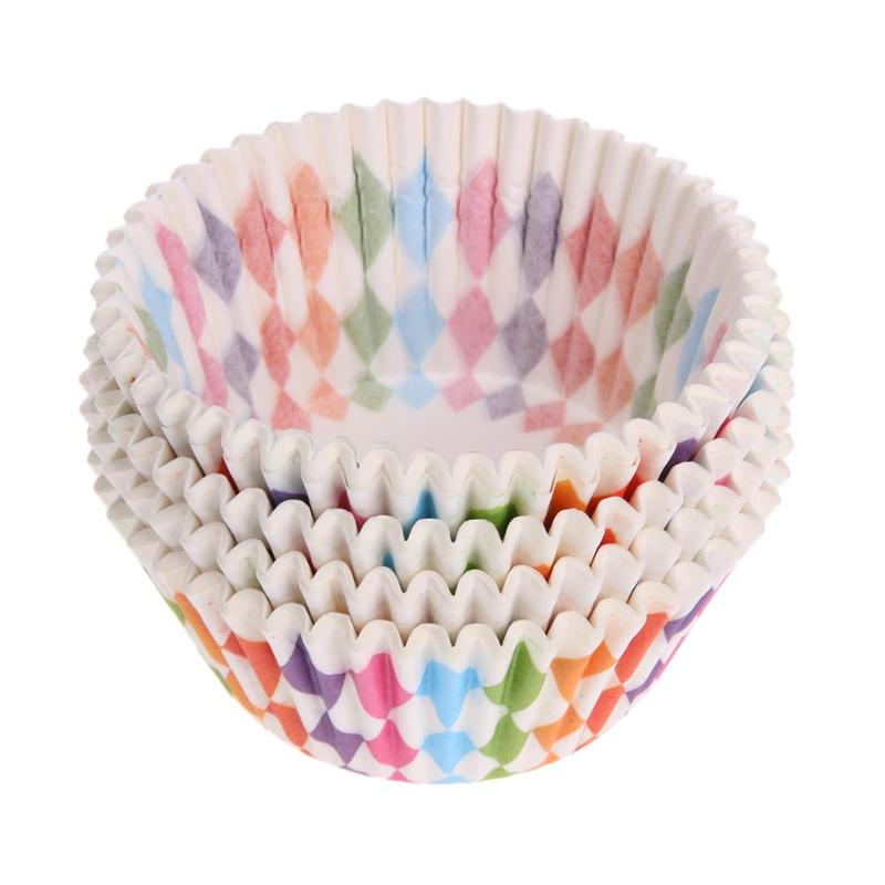 100pcs Cupcake Liner Baking Cups Cupcake Mold Paper Cases Cake Decorating - ebowsos