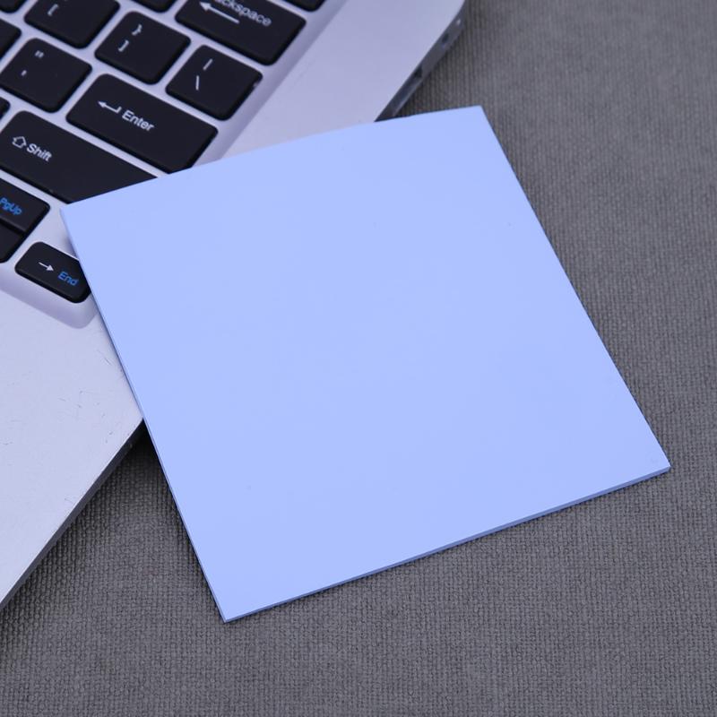 100x100mm 0.5mm Silicone Thermal Pad Sheet Computer CPU Graphics Chip Heat Sink Heatsink Cooling Conductive Thermal Pad New - ebowsos