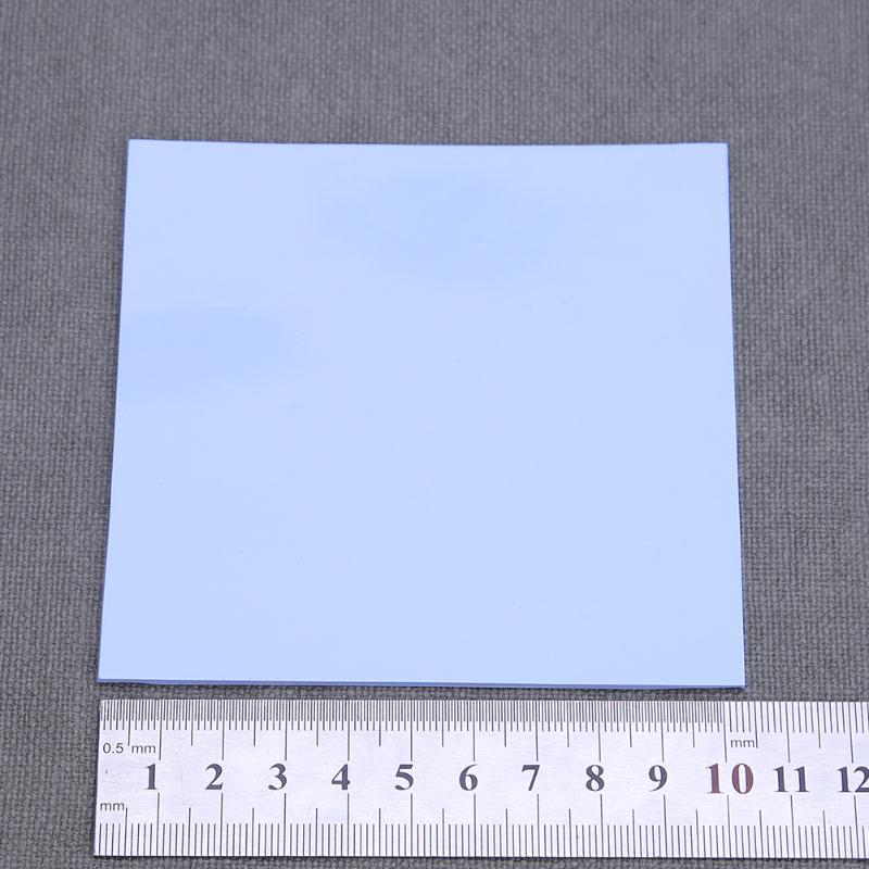 100x100mm 0.5mm Silicone Thermal Pad Sheet Computer CPU Graphics Chip Heat Sink Heatsink Cooling Conductive Thermal Pad New - ebowsos