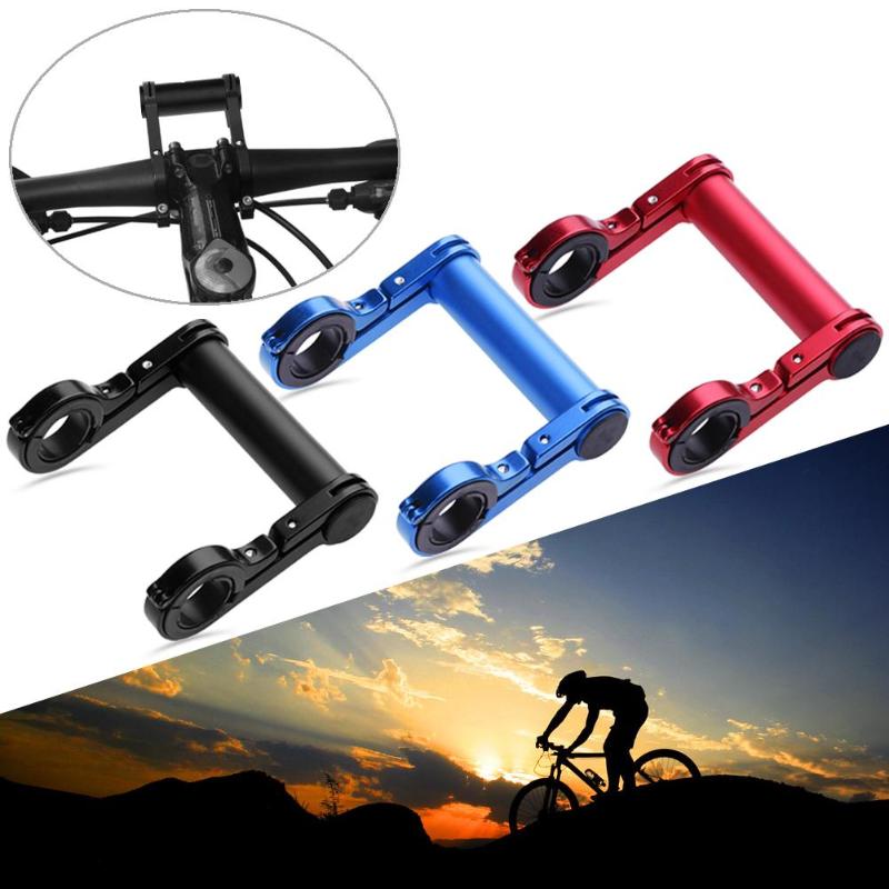 10CM Bicycle Handlebar Extended Bracket Bike Headlight Mount Bar Computer Holder Lantern Lamp Support Rack Stand-ebowsos