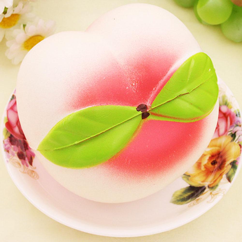 10CM Cute Soft Squeeze Peaches Cream Scented Super Slow Rising Antistress Toy Phone Strap Squeeze Toys Key Chain Kids Toy Gift-ebowsos