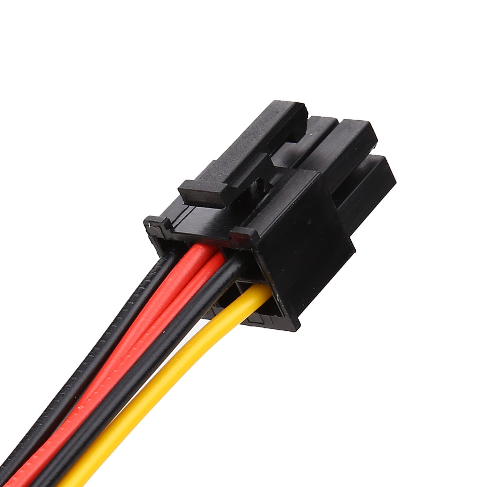 10PCS 4 Pin to PCI-E 6 Pin Power Converter Adapter Cable Connector Graphics Card Power Supply Adapter Cable Wholesale - ebowsos