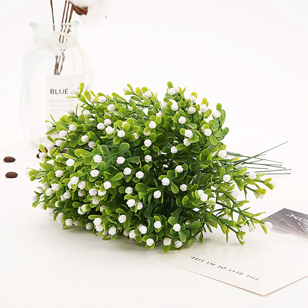 10PCS Artificial Gypsophila Flower Lifelike Multi-Purpose Plastic Flower Fake Flower Home Desktop Decoration Supplies-ebowsos