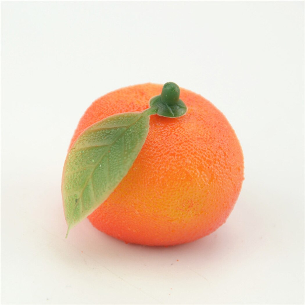 10PCS Simulation Lifelike Plastic Fruit Orange Model Artificial Fruit Home Desktop Decoration Supplies 2019 New Arrive-ebowsos