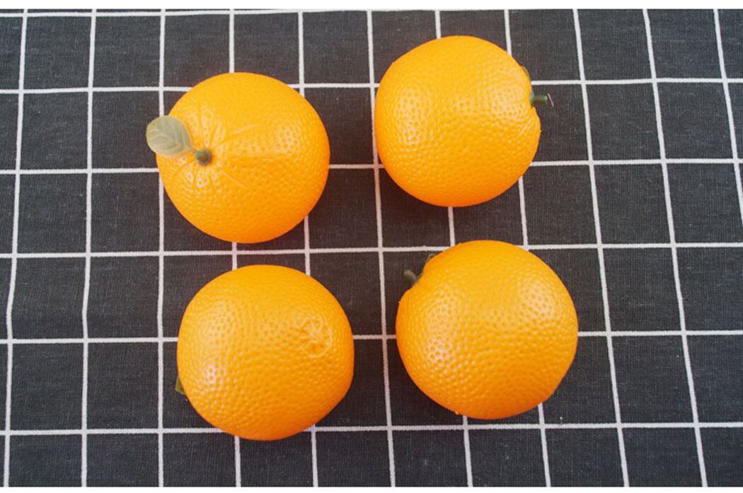 10PCS Simulation Lifelike Plastic Fruit Orange Model Artificial Fruit Home Desktop Decoration Supplies 2019 New Arrive-ebowsos