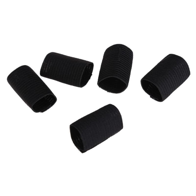 10PCS Stretchy Finger Sleeve Support Wrap Arthritis Guard Volleyball Sports-ebowsos