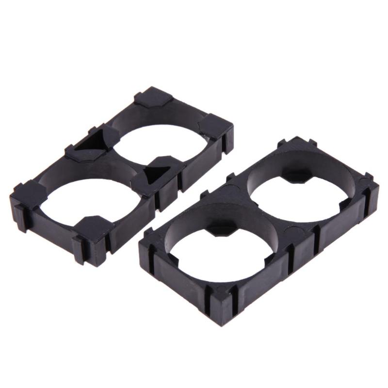 10Pcs 26650 2x Lithium Battery Triple Holder Bracket For Diy Battery Pack High Quality Battery Holder - ebowsos