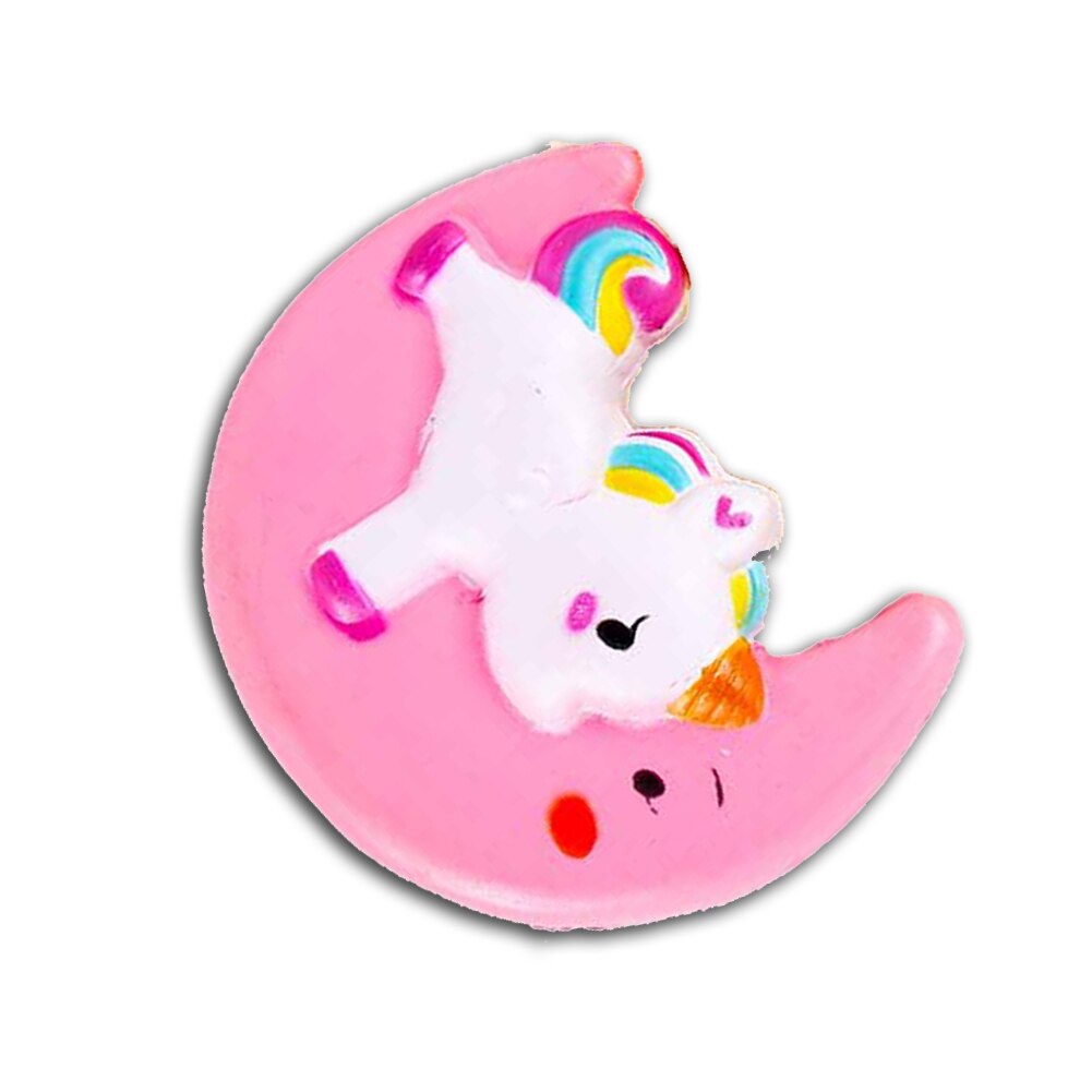 10cm Squeeze Cute Moon Horse Toy Scented Cream Slow Rising Decompression Antistress Squeeze Toy Wall Windows Decoration-ebowsos