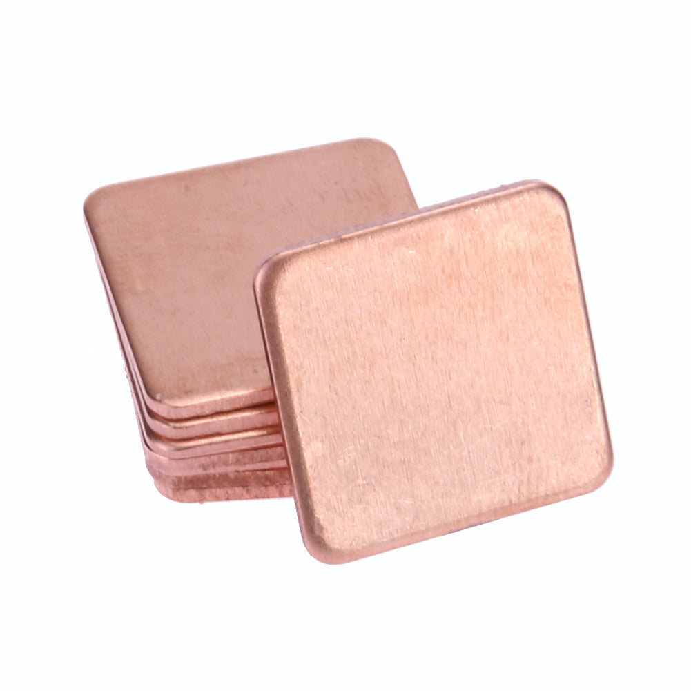 10pcs Copper Shim Pad 20mmx20mm 0.3mm-1.5mm Heatsink Copper Shim Thermal Conductive Pads for Laptop Wholesale - ebowsos