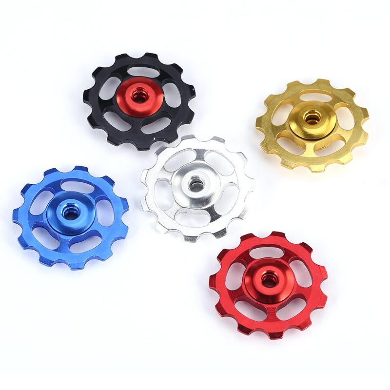 11T Ultralight MTB Aluminum Alloy Bike Bearing Jockey Wheel Rear Derailleur Pulleys Outdoor Bicycle Parts Accessory-ebowsos