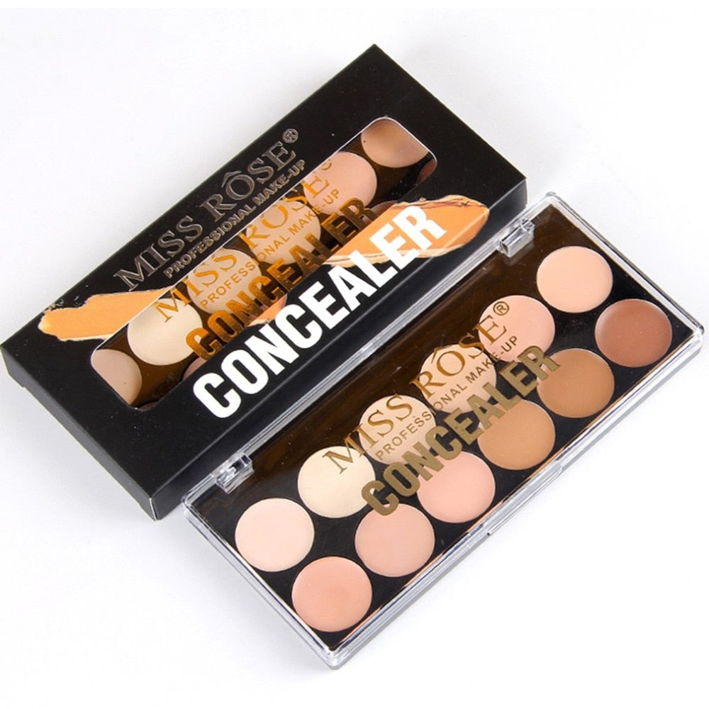 12 Colors Long-lasting Full Cover Concealer Brightening Oil Control Concealer Waterproof Full Coverage Foundation Makeup Correct - ebowsos