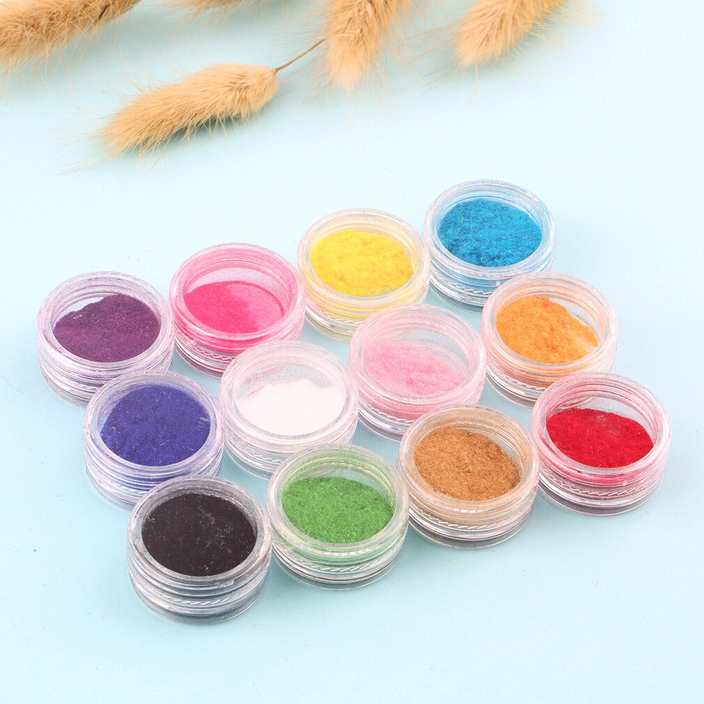 12 Mix Colors Acrylic Powder Nail Art Dust Powder Decoration for Nail Powder Drop Shipping Wholesale - ebowsos