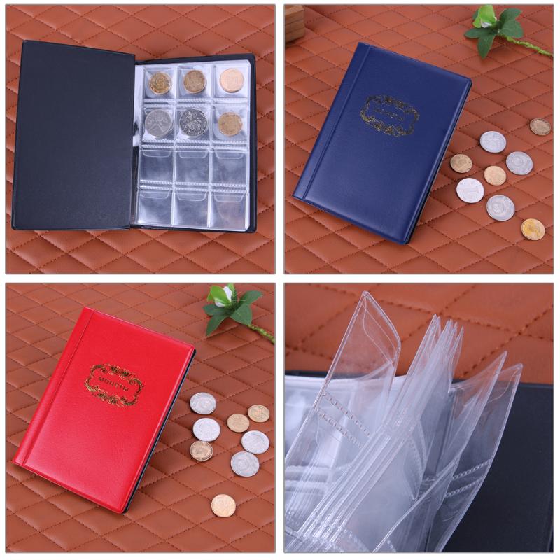 120 Coin Holders Collection Storage Money Penny Pockets coin Album Book Collecting scrapbooking - ebowsos