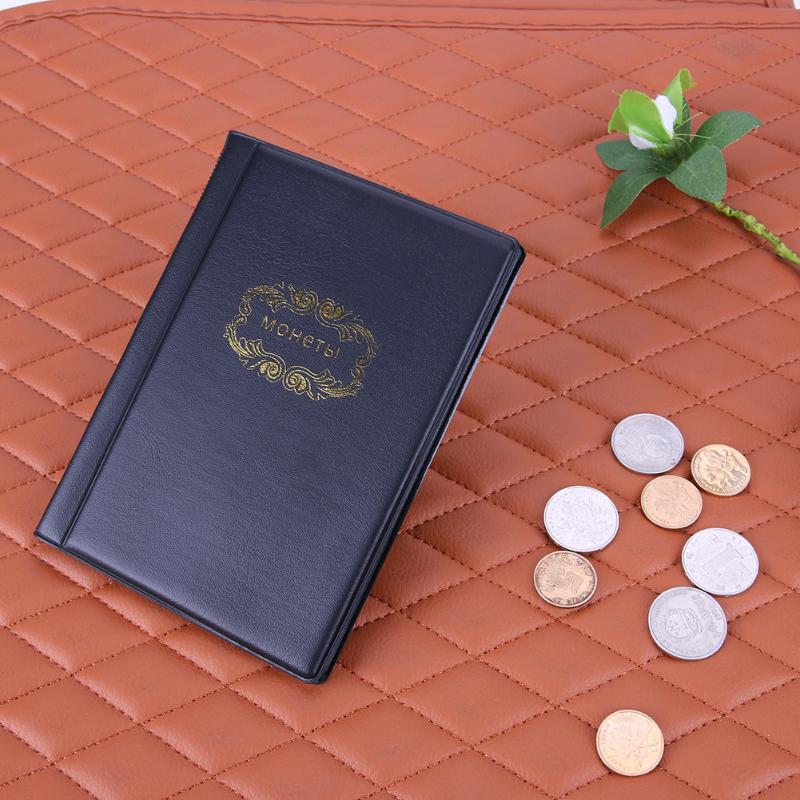 120 Coin Holders Collection Storage Money Penny Pockets coin Album Book Collecting scrapbooking - ebowsos