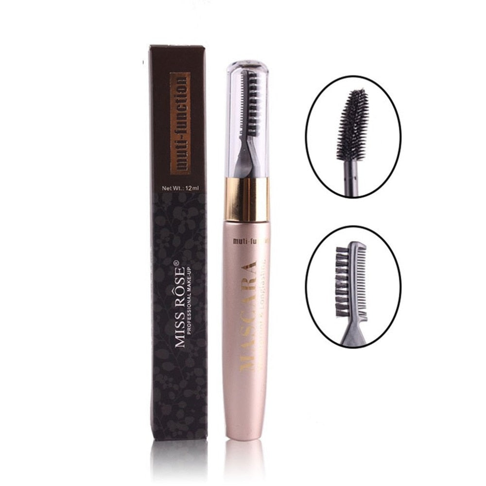 12ML Multifunctional Waterproof Women Cosmetic Makeup Mascara Natural Extension Length Long Curling Eyelash Mascara - ebowsos