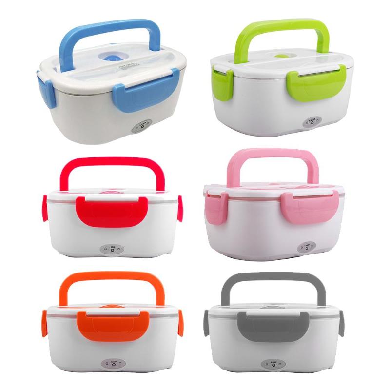 12V/24V/230V Food Container Lunchbox PTC Heating Electric Lunch Box Rice Warmer for Office School Food Fresh Keep Boxes Accs - ebowsos