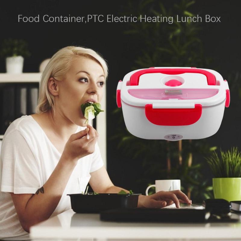 12V/24V/230V Food Container Lunchbox PTC Heating Electric Lunch Box Rice Warmer for Office School Food Fresh Keep Boxes Accs - ebowsos