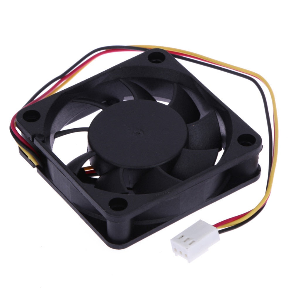 12V DC 6cm PC Cooling Fan Portable Computer Cooler Fan Ball Bearing 3 Pin Connector P4 Cooling Fan - ebowsos