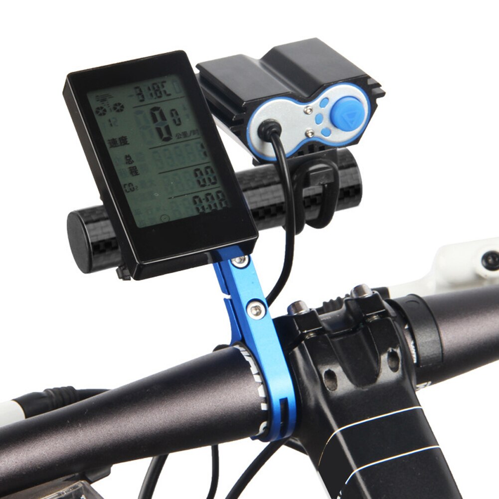 12cm Bicycle Computer Phone Mount Bracket Stand Carbon Fiber Bike Handlebar Extender Extension Light Holder Bicycle Accessories-ebowsos