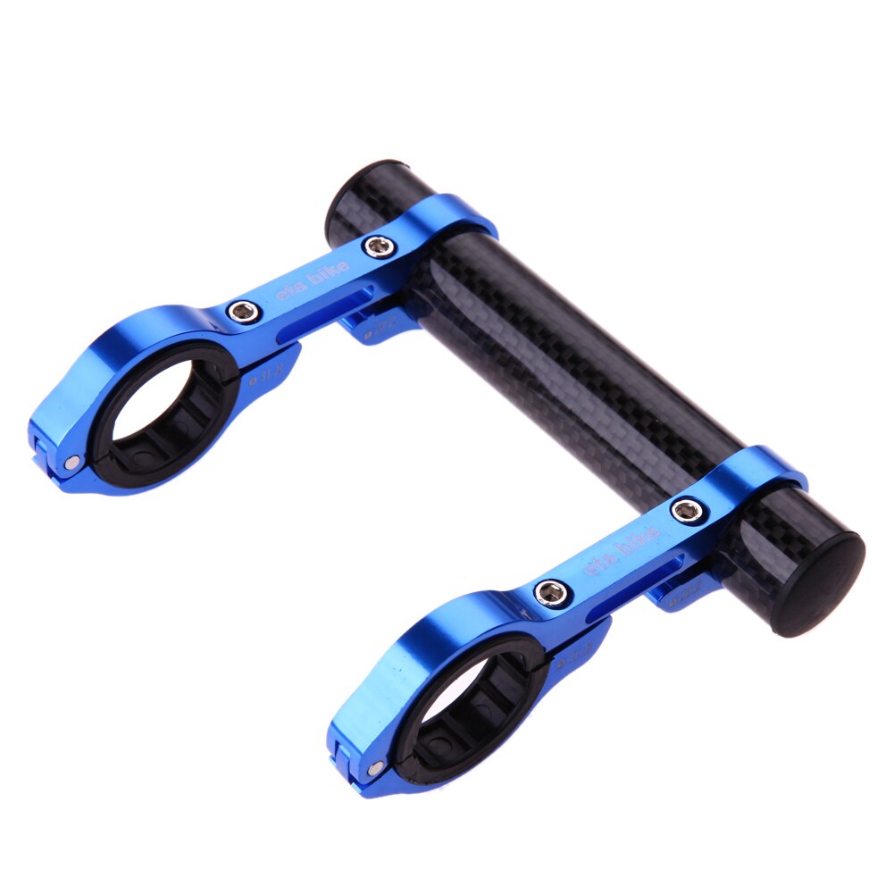 12cm Bicycle Computer Phone Mount Bracket Stand Carbon Fiber Bike Handlebar Extender Extension Light Holder Bicycle Accessories-ebowsos