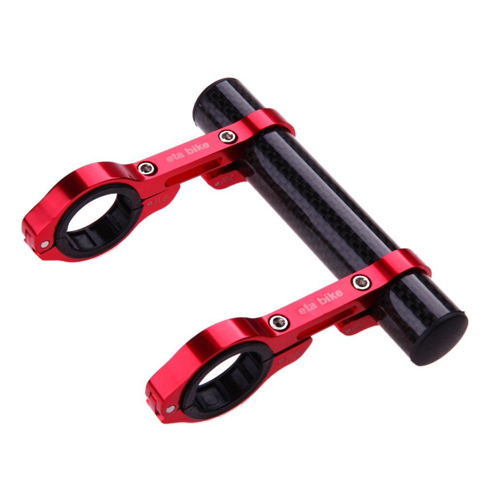 12cm Bicycle Computer Phone Mount Bracket Stand Carbon Fiber Bike Handlebar Extender Extension Light Holder Bicycle Accessories-ebowsos