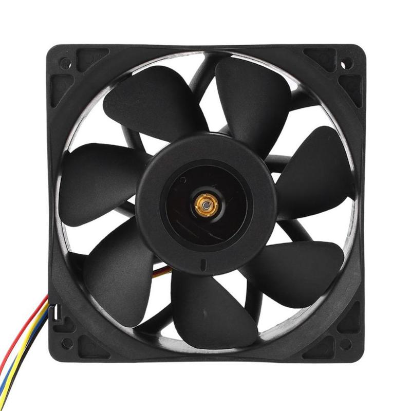 12cm Miner Cooling Fan 7000RPM DC 12V 3A PWM Temperature Control Air Cooler - ebowsos