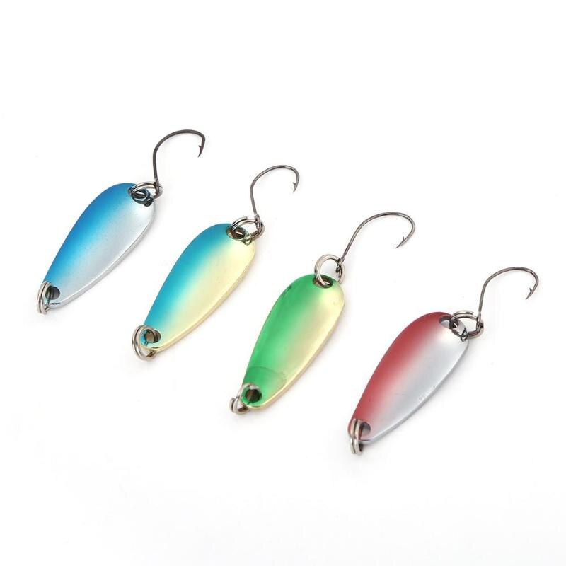 12pcs Hard Sequins Spinner Fishing Baits Wobblers Jig Lure Crankbait Tackle-ebowsos