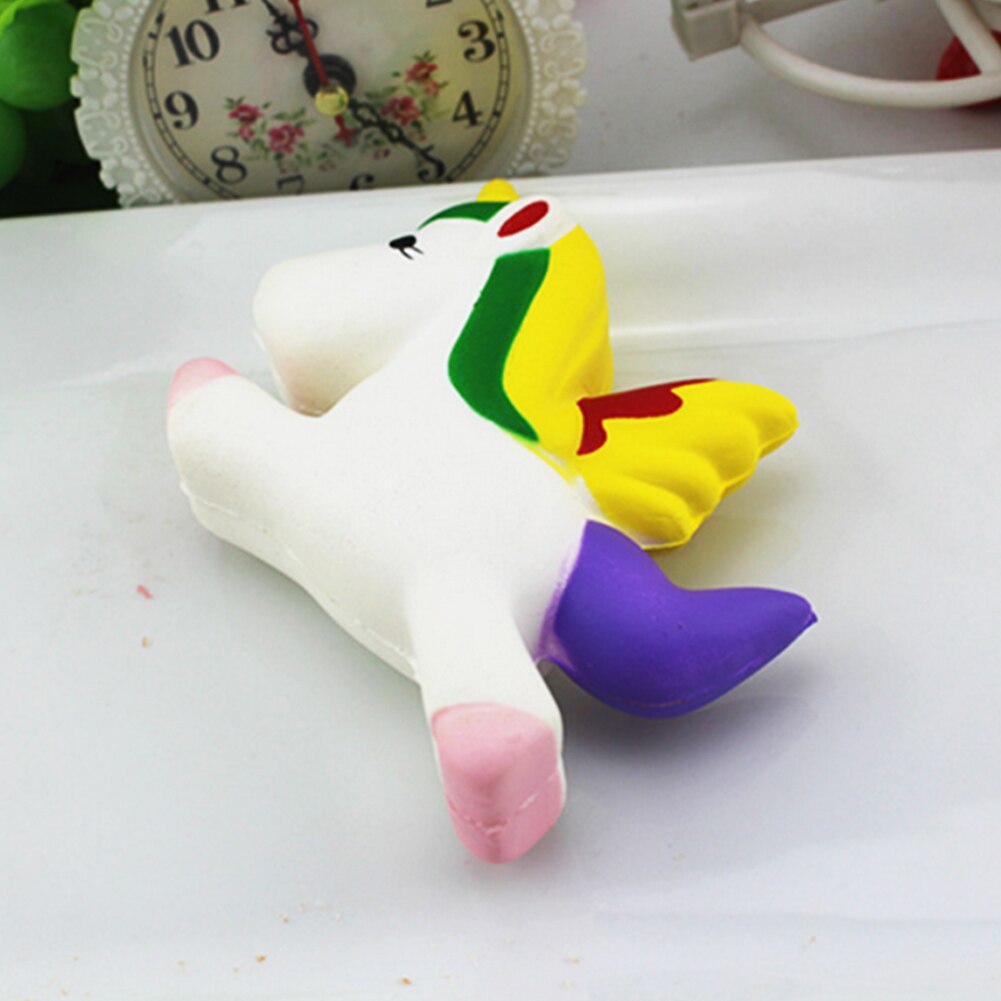 13.5CM Simulation Flying Horse Pony Horse Squeeze Toys Slow Rising Squeeze Doll Fun Jokes Props Pranks Maker Trick Gift-ebowsos