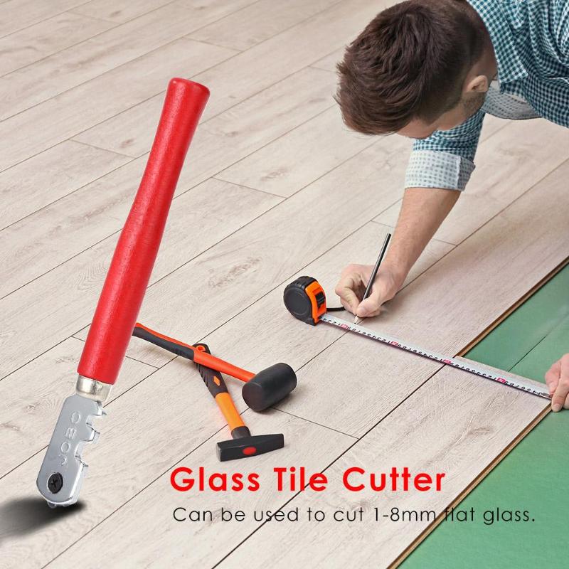 130mm Professional Diamond Tipped Glass Tile Cutter for Hand Cutting Tools Hard Alloy Tool for DIY Mirror Repair Dropshipping - ebowsos